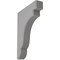 Ekena Millwork 1 3/4"W x 8 1/2"D x 11"H Bedford Wood Vintage Decor Bracket, Pebble Grey BKTWD02X09X11BEPG - alternate 1